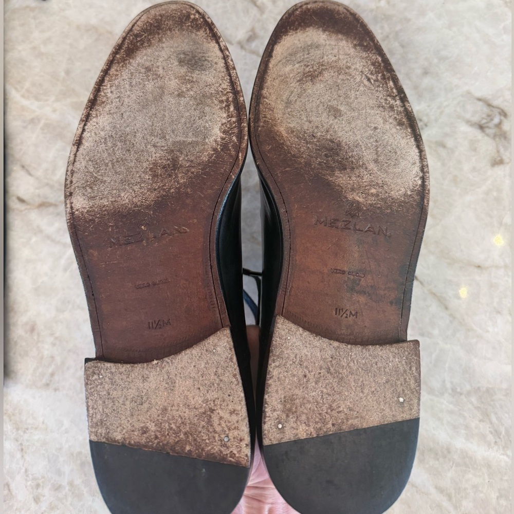 MEZLAN Black captoe oxfords - Picture 3 of 5